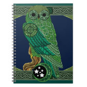 Keltische Groene Oil Notitieboek (Voorkant)