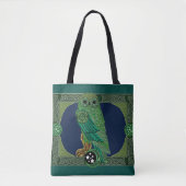 Keltische Groene Oil Tote Bag (Voorkant)