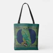 Keltische Groene Oil Tote Bag (Achterkant)