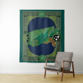 Keltische Groene Oil Wandkleed (In situ)