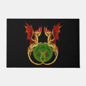 Keltische halve maan en draken deurmat (Voorkant)