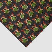 Keltische halve maan en draken tissuepapier (Detail)