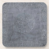 Keltische honden bier onderzetter (Voorkant)