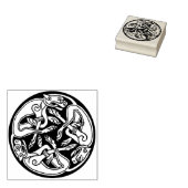 Keltische honden kunststempel rubberstempel (Gestempeld)