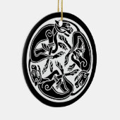 Keltische honden ornament (Rechts)