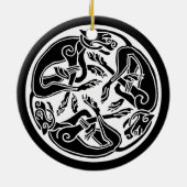 Keltische honden ornament (Achterkant)