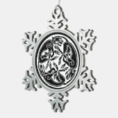 Keltische honden Pewter ornament (Rechts)