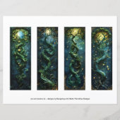 Keltische Ierse Bladwijzer, Fantasy Bladwijzer s2 (Achterkant)