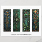 Keltische Ierse Bladwijzer, Fantasy Bladwijzer s9 (Voorkant)