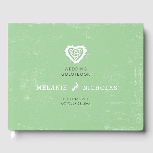 Keltische Ierse bruiloft gastenboek 3991 (Voorkant)