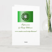 Keltische Ierse Kaart (Achterkant)