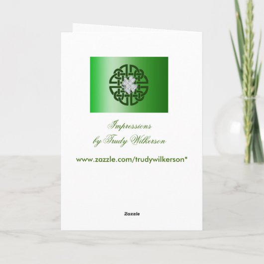 Keltische Ierse Kaart (Achterkant)