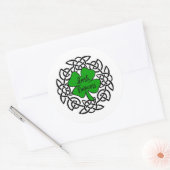 Keltische Ierse prinses Ronde Sticker (Envelop)