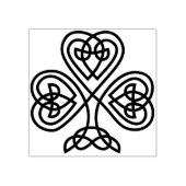 Keltische Ierse Shamrock Art Stempel (Afrduk)