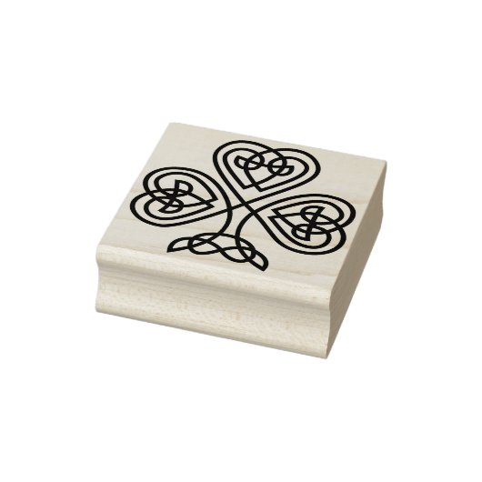 Keltische Ierse Shamrock Art Stempel (Stempel)