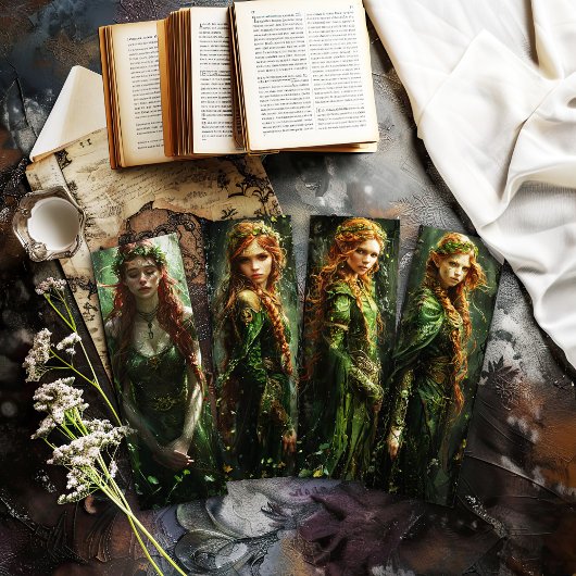 Keltische Ierse vrouwen Bladwijzer, Fantasy Bladwi