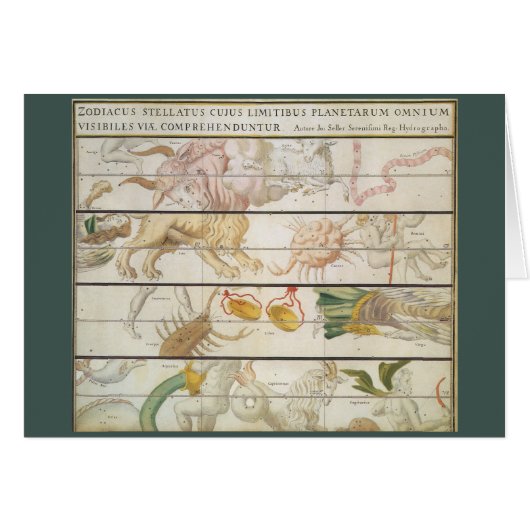  Keltische Kaart, Astronomie door John Seller (Voorkant Horizontaal)