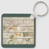  Keltische Kaart, Astronomie door John Seller Sleutelhanger (Achterkant)