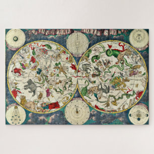 Keltische kaart van de Constellaties 1670 Legpuzzel