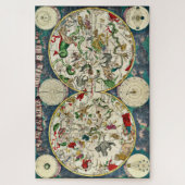 Keltische kaart van de Constellaties 1670 Legpuzzel (Verticaal)