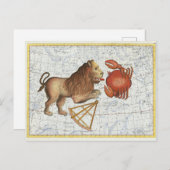  Keltische Kanker & Leo Constellations Briefkaart (Voorkant / Achterkant)