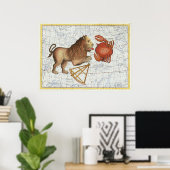  Keltische Kanker & Leo Constellations Poster (Thuiskantoor)
