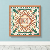 Keltische Kells Canvas Afdruk (Insitu (Houten vloer))
