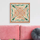 Keltische Kells Canvas Afdruk (Insitu (Woonkamer))