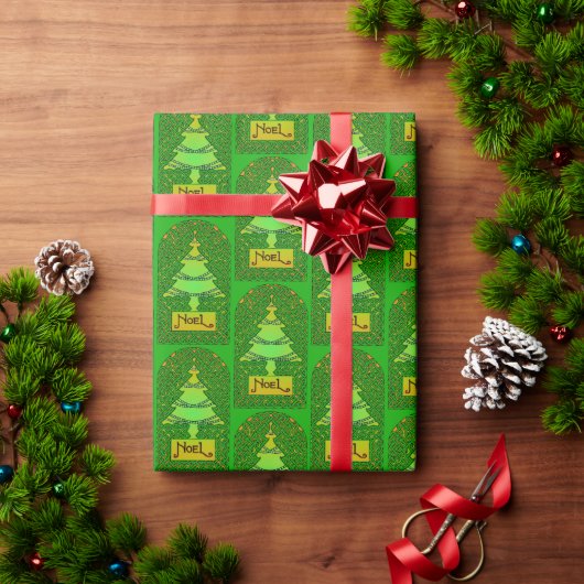 Keltische Kerst Cadeaupapier (Feestdagen Geschenken)