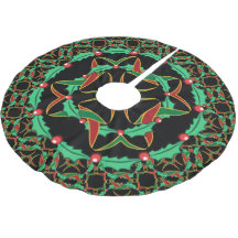 Keltische kerst Holly Wreath Pattern