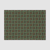 Keltische kerst Holly Wreath Pattern Tissuepapier (Voorkant)