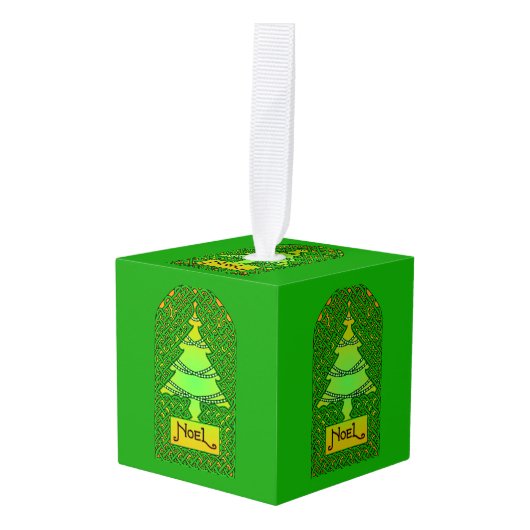 Keltische kerstboom decoratie (Voorkant hoekig)