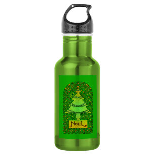 Keltische kerstboom - groen waterfles