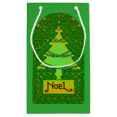 Keltische kerstboom klein cadeauzakje (Achterkant)