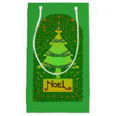 Keltische kerstboom klein cadeauzakje (Voorkant)