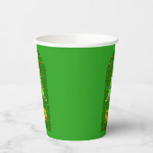 Keltische kerstboom papieren bekers (Links)