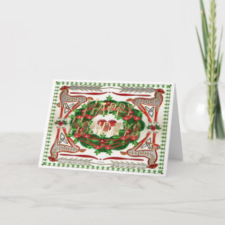 Keltische Kerstkaart Feestdagen Kaart