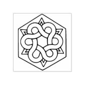 keltische kerststempel rubberstempel (Afrduk)