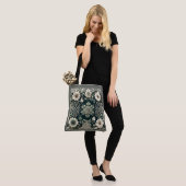 Keltische Klaver Bloem Charm Tote Bag (Op model)