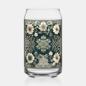 Keltische klaver bloem charme blikvorm glas (Achterkant)