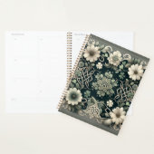 Keltische Klaver Bloem Charme Planner (Display)