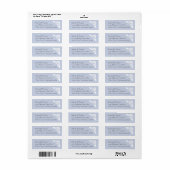 Keltische knoop Adreslabel - lichtblauw Etiket (Full Sheet)