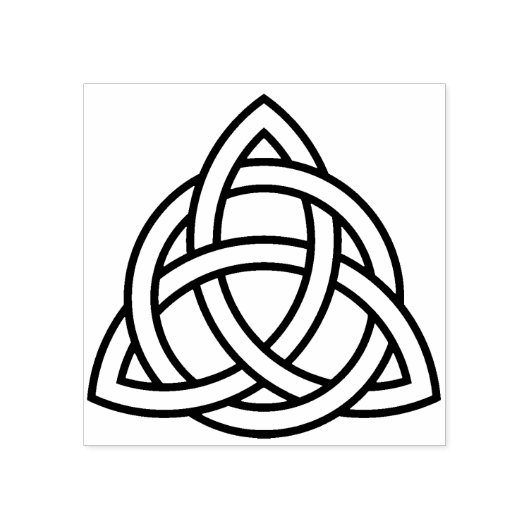 Keltische knoop art stempel (Afrduk)