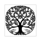 Keltische Knoop Boom van het Leven Ontwerp Rubberstempel (Afrduk)