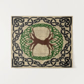 Keltische knoop boom van het leven trouwmuur opkno wandkleed (Voorkant (horizontaal))