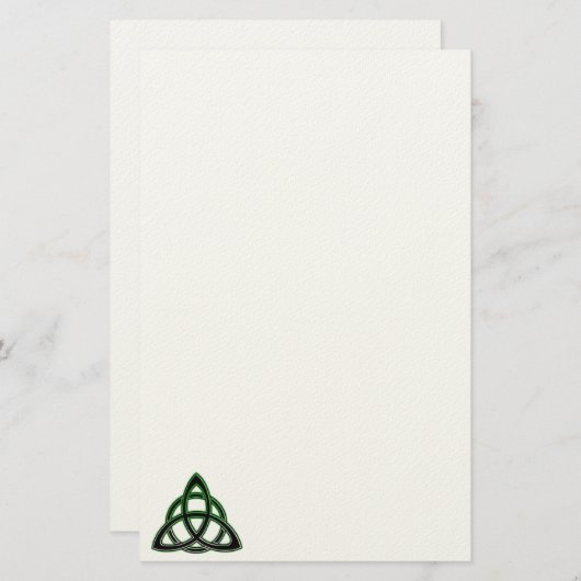 Keltische knoop briefpapier (Voorkant / Achterkant)