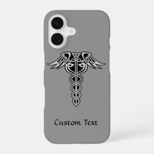 Keltische Knoop Caduceus iPhone 16 Hoesje