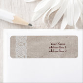 Keltische knoop decoratieve rand etiket (Insitu)