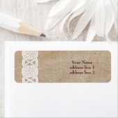 Keltische knoop decoratieve rand etiket (Insitu)