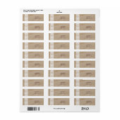 Keltische knoop decoratieve rand etiket (Full Sheet)